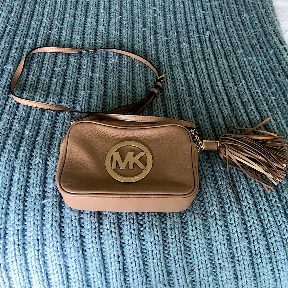 MK Nude Cross Body Bag